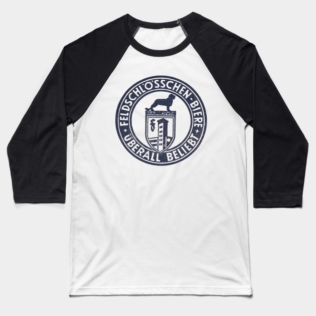 Feldschlosschen Biere Baseball T-Shirt by MindsparkCreative